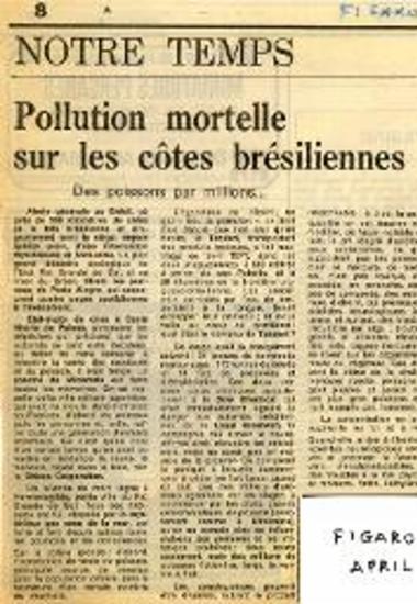 Pollution mortelle sur les côtes brésiliennes