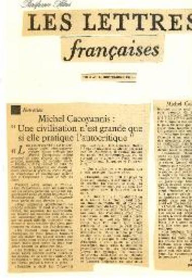 Michael Cacoyannis: Une civilisation n'est grande que si elle pratique l'autocritique