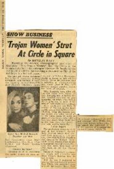 Trojan Women Strut At Circle in Square