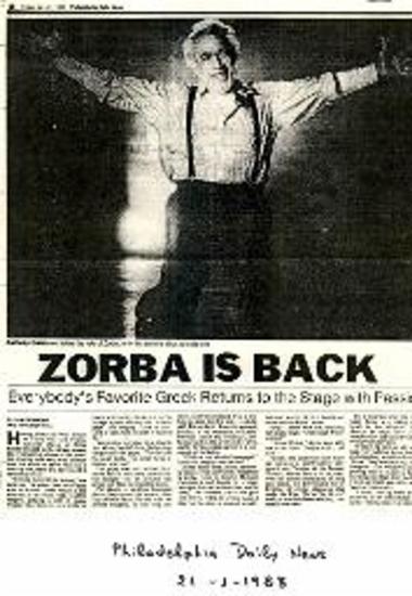 Zorba is back
