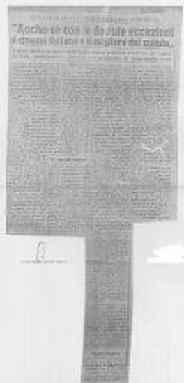 Secondo il regista Greco Michael Cacoyannis