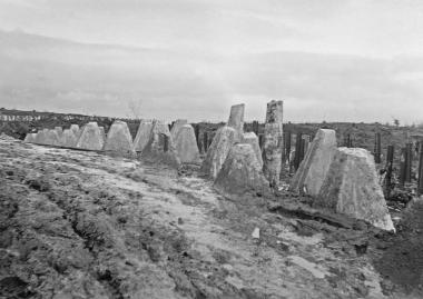 Region of Serres, April 1941. A series of anti-tank obstacles (