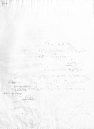 Handwritten congratulatory letter of the Board of Directors of the Gymnastics Association of Iraklis Thessaloniki, on March 25, 1916, to King Constantine I of Greece, on the occasion of the celebration of the National Day of Independence