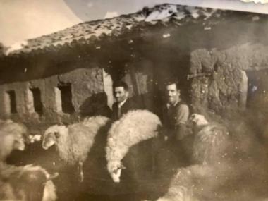 Sheep farmers in Nea Mesimvria Thessaloniki in the 1930s