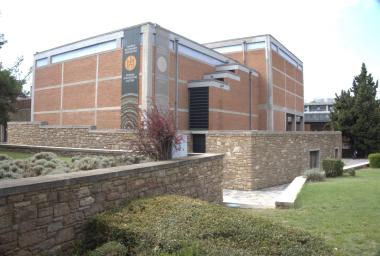 Exterior view of the Museum of Byzantine Culture of Thessaloniki from the northwest