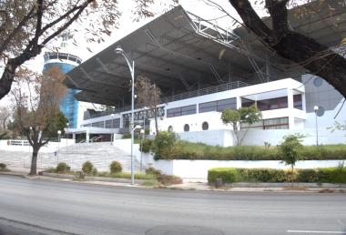 View of the Vellideion Conference Centre from the south