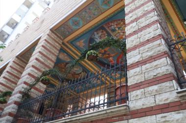 External view of the Holy Monastery of Agia Theodora in Thessaloniki