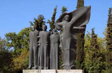 The National Resistance Monument on the old waterfront of Thessaloniki