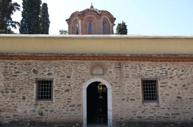 Η βόρεια όψη του καθολικού της Μονής Βλατάδων