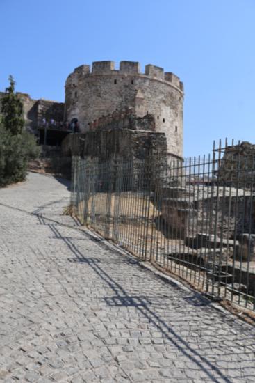 View of the Tower of Trigonion from the south