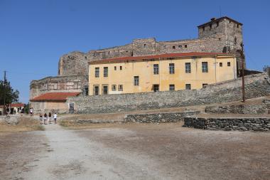 View of the Heptapyrgion on the Acropolis of Thessaloniki from the southeast