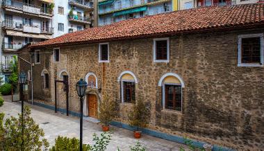 General view of the Holy Church of Saint Athanasius on Egnatias Street