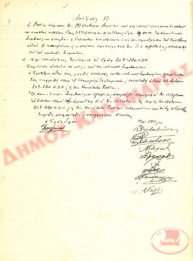 No. Decision 33 of the Community of Rysio Thessaloniki, on July 2, 1934