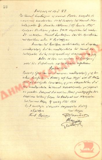 No. Decision 87 of the Community of Rysio Thessaloniki, on June 17, 1935