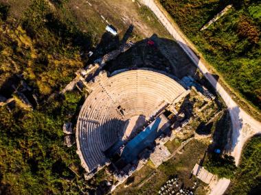 Roman Odeon of Ancient Nikopolis, Panoramic View