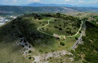 Castle of Gardiki in Ioannina, Panoramic View