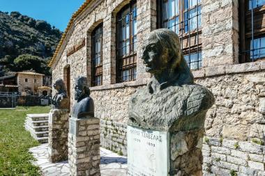Busts of Souliot Heroes in the Historical Site of Souli, Thesprotia