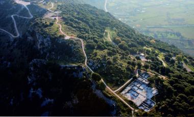 Archaeological Site on Kastritsa Hill in Ioannina, Panoramic View