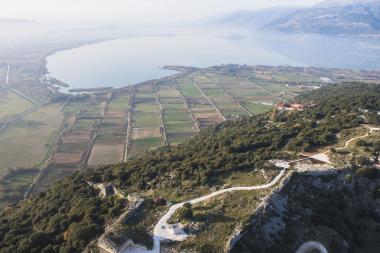 Archaeological Site on Kastritsa Hill in Ioannina, Panoramic View