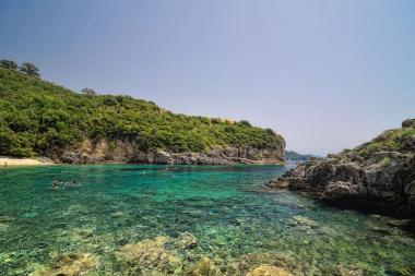 Mega Ammos beach in Perdika, Thesprotia