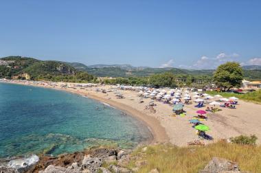 Mega Ammos beach in Perdika, Thesprotia