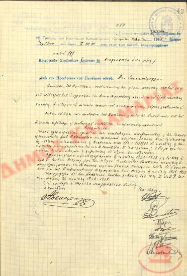 No. Decision 267 of the Community of Rysio Thessaloniki, on December 1, 1936