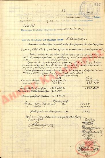 No. Decision 32 of the Community of Rysio Thessaloniki, on March 12, 1937