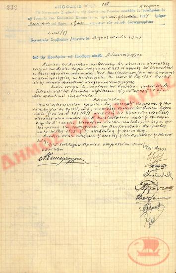 No. Decision 127 of the Community of Rysio Thessaloniki, on May 28, 1937