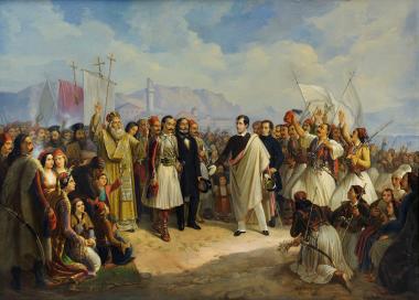 The reception of Lord Byron in Messolonghi