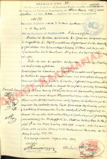 No. Decision 82 of the Community of Rysio Thessaloniki, on April 7, 1938