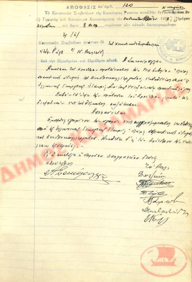 No. Decision 120 of the Community of Rysio Thessaloniki, on May 12, 1938