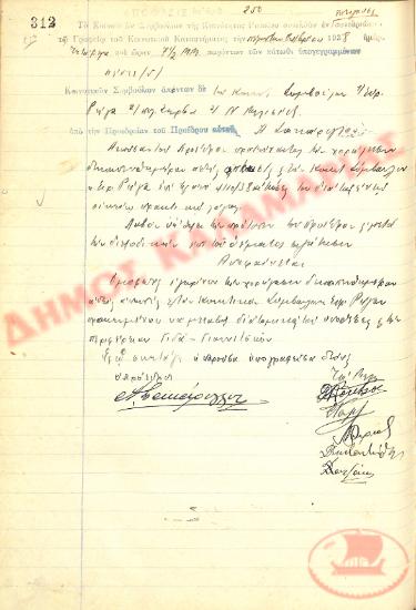 No. Decision 250 of the Community of Rysio Thessaloniki, on October 5, 1938