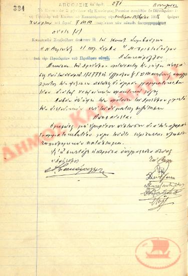 No. Decision 271 of the Community of Rysio Thessaloniki, on November 2, 1938