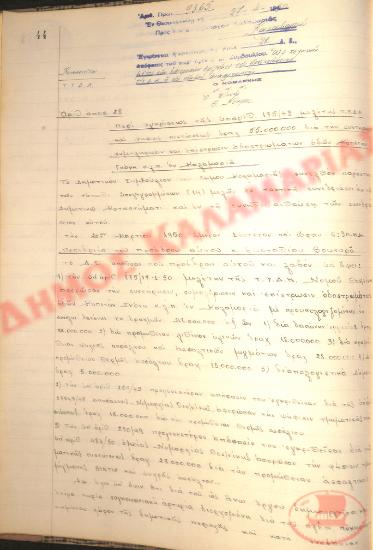 Αρ. Απόφασης 28 του Δήμου Καλαμαριάς, τη 27η Απριλίου του 1950