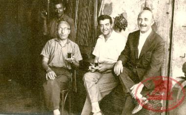 Ethnic Greeks businessmen in the iron and hardware market (Persembe Pazari) with their Kurdish and Turkish partners.