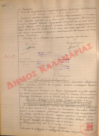 Νo. Decision 105 of the Municipality of Kalamaria, on May 7, 1952
