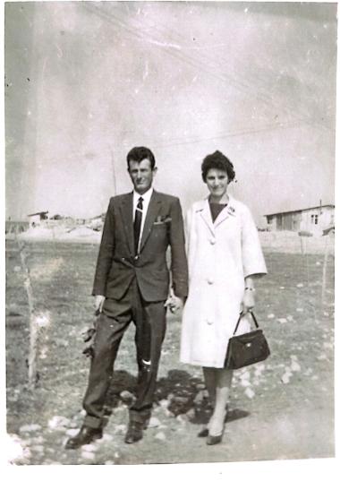 The reception of King Constantine II in Paleochori, Imathia, in 1963