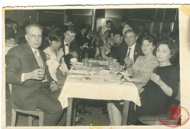 Στο τραπέζι μετά τον αρραβώνα της Μαρίας Τριανταφυλλίδου