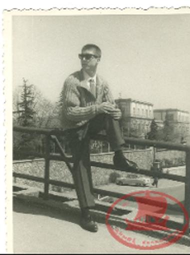 O σύζυγος της Μαρίας Τριανταφυλλίδου, Καντζαλίδης Ελευθέριος, σε νεαρή ηλικία, στην Κωνσταντινούπολη