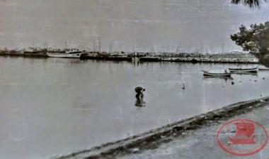 The Aretsou Marina in 1976. Taken from the side of Chamodrakas