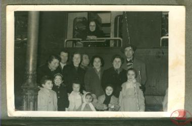 The departure of Eleni Papaspyrou, godmother of Kaiti Gouveris, from Constantinople to Vienna