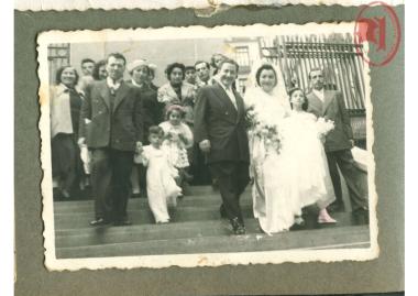 On the steps of the church of Panagia Pera in Constantinople