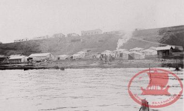 Κατιρλί. Σύμμαχοι Στρατιώτες του Α’ Παγκοσμίου Πολέμου, σε αντίσκηνα στην περιοχή του Λοιμοκαθαρτηρίου, στην παραλία των Απολυμαντηρίων
