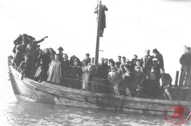 Aretsou. The fishing boat 