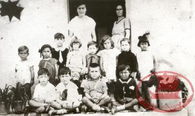 The Kindergarten in the Derkon settlement, in 1931–1932