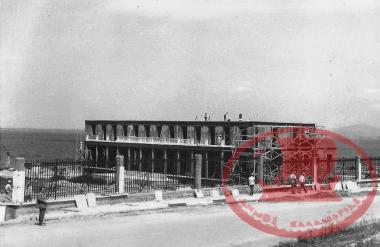 The Palataki under construction at Karabournaki