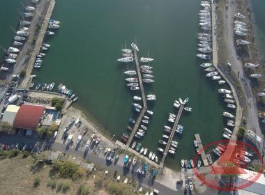 The small harbor of the Nautical Club of Kalamaria