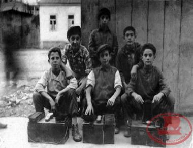 Shoeshiners from Kalamaria