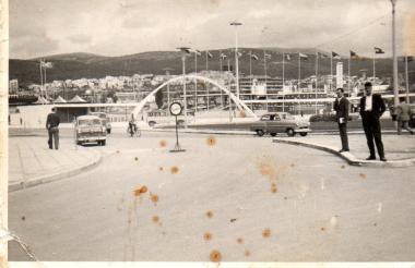 The south entrance of the Thessaloniki International Fair