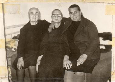 Elderly women in a house in Askos Volvi